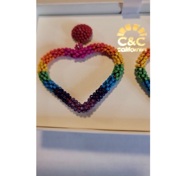NWT C&C CALIFORNIA HEART HANDBEADED … - Picture 11 of 12